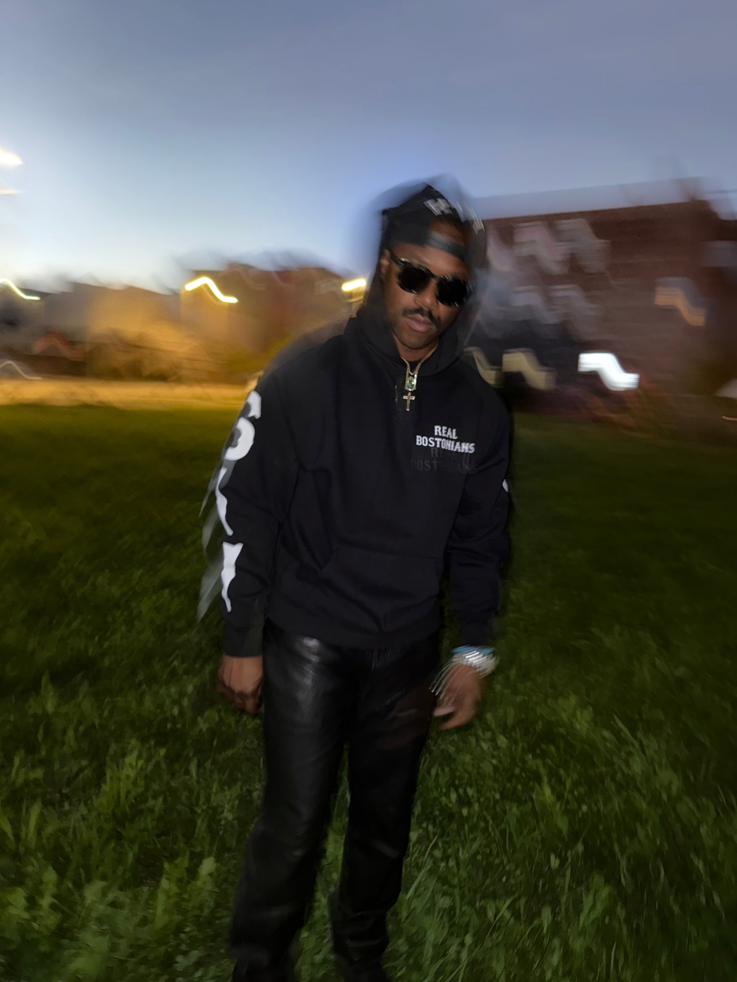 "Real Bostonians Hoodie - Black"