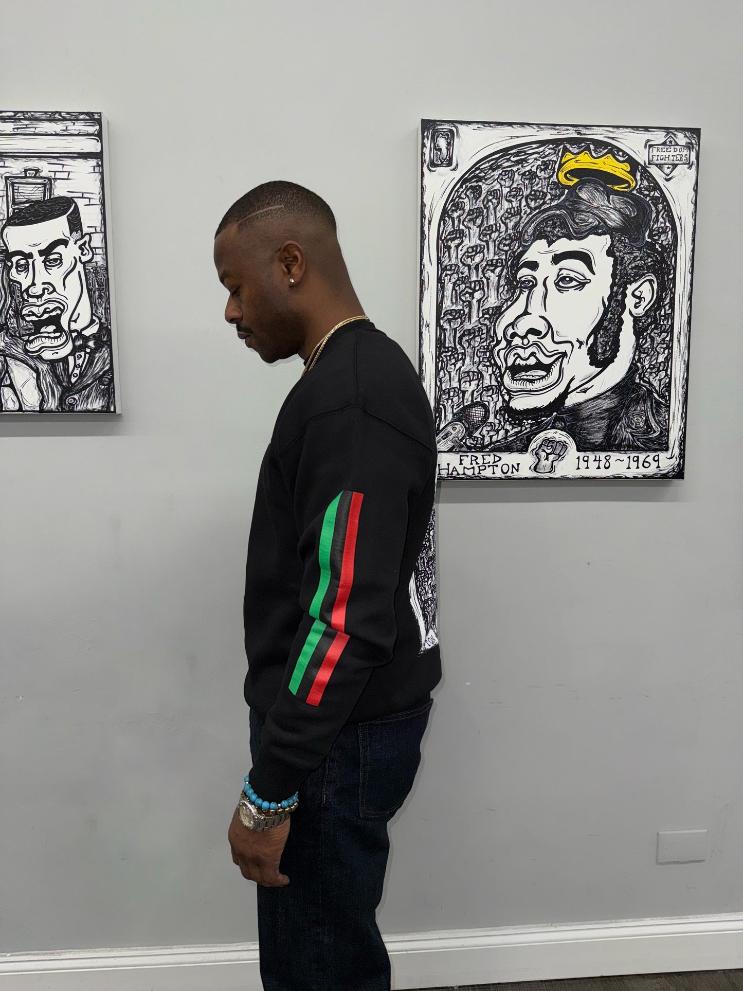 "Freedom Fighters All Stars Sweatshirt - Fred Hampton"