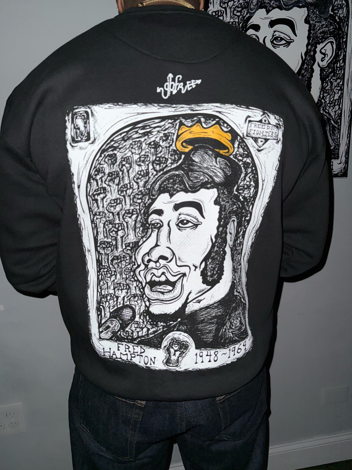 "Freedom Fighters All Stars Sweatshirt - Fred Hampton"
