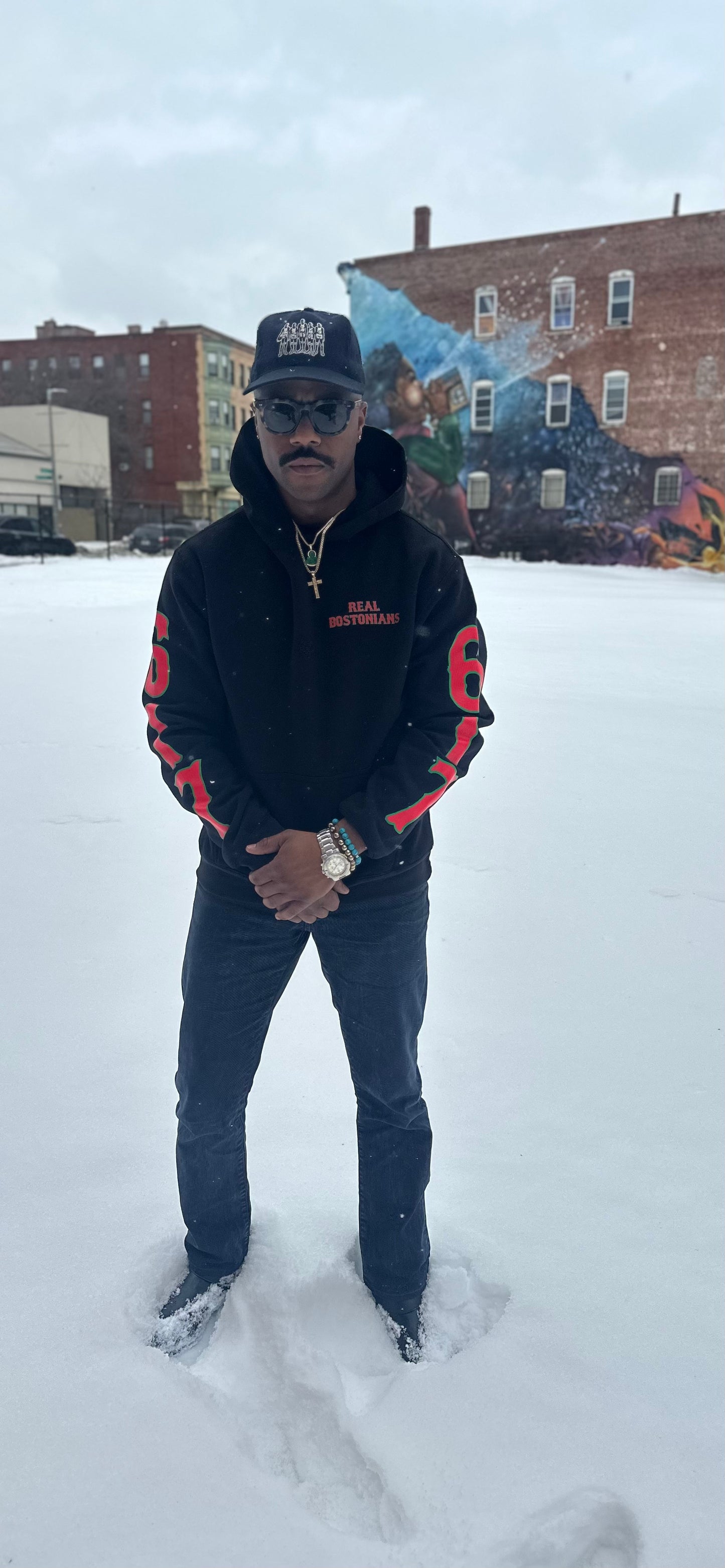 "Real Bostonians Hoodie - BHM"