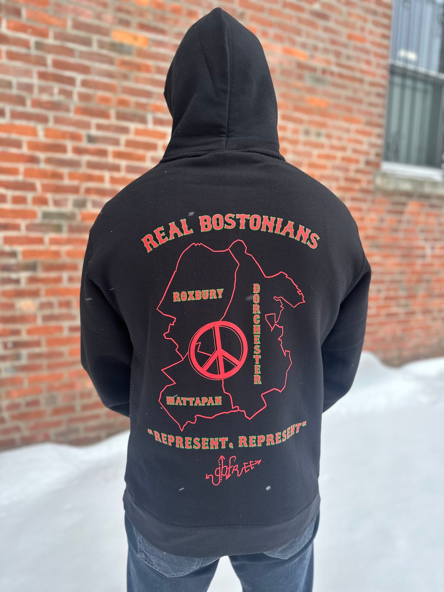 "Real Bostonians Hoodie - BHM"