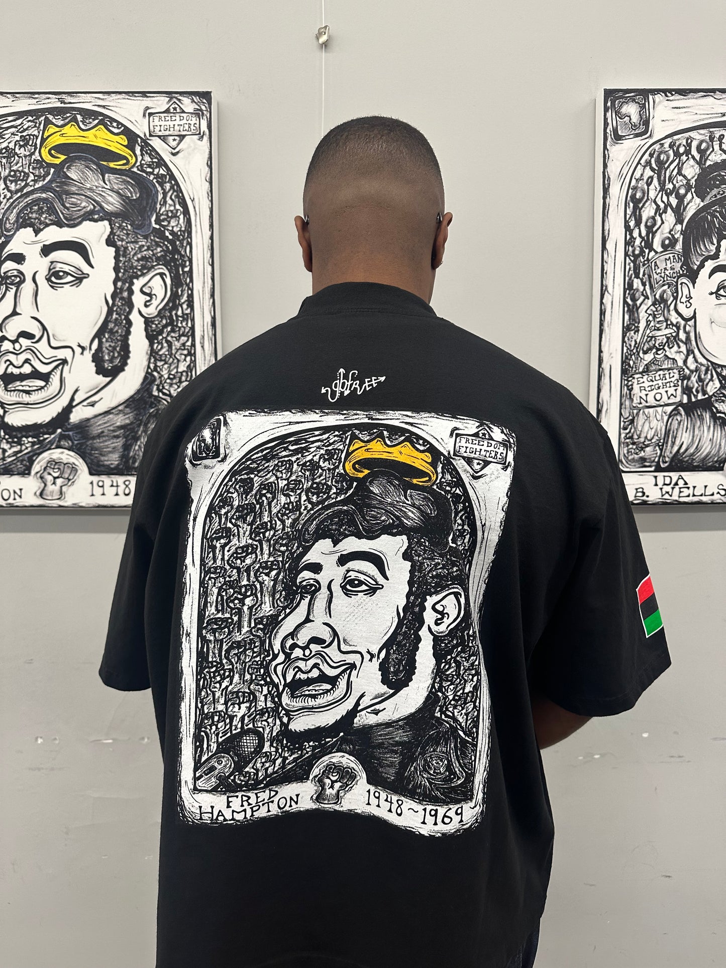 "Freedom Fighters All Stars T-Shirt  - Fred Hampton"