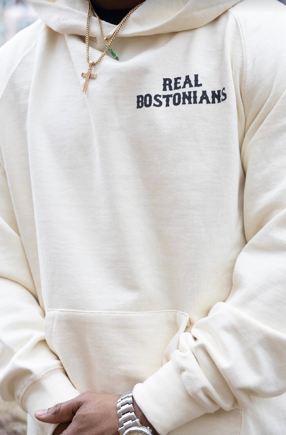 "Real Bostonians Hoodie"